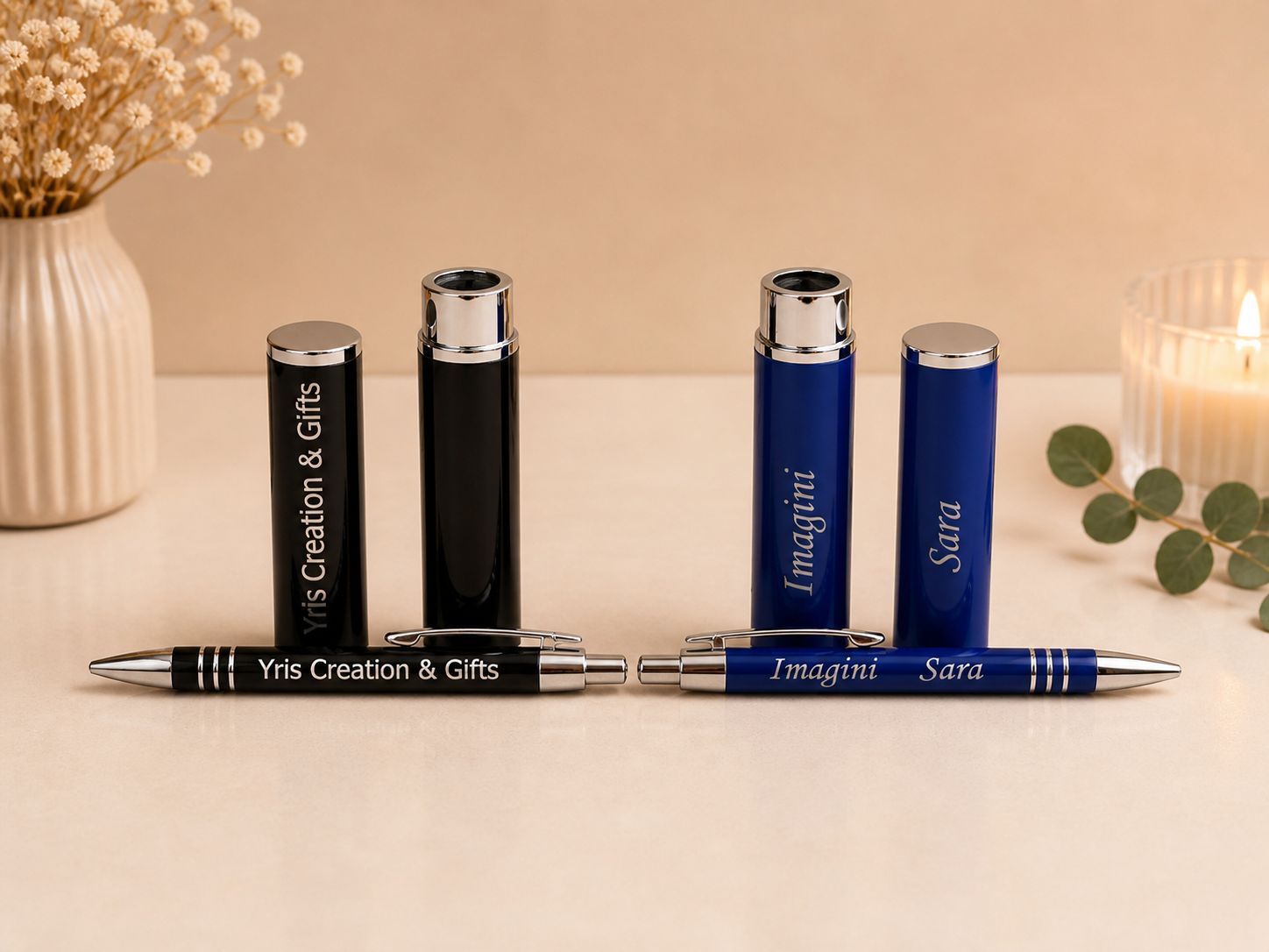 Personalized Engraved Metal Pen - Custom Name Gift
