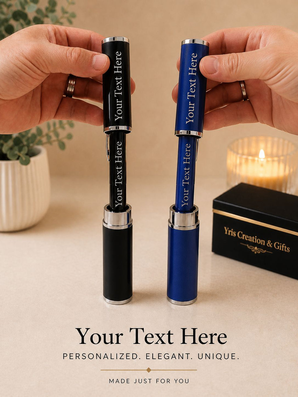 Personalized Engraved Metal Pen - Custom Name Gift