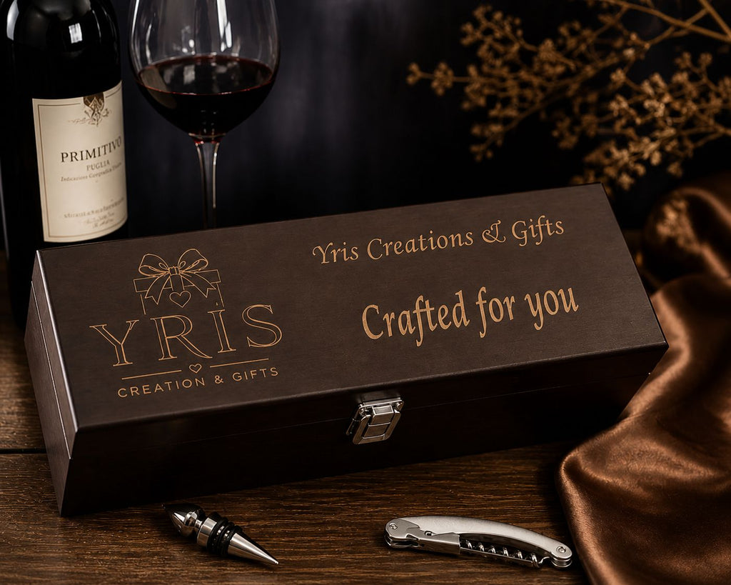 Personalized Wooden Gift Box – Engraved Keepsake Case