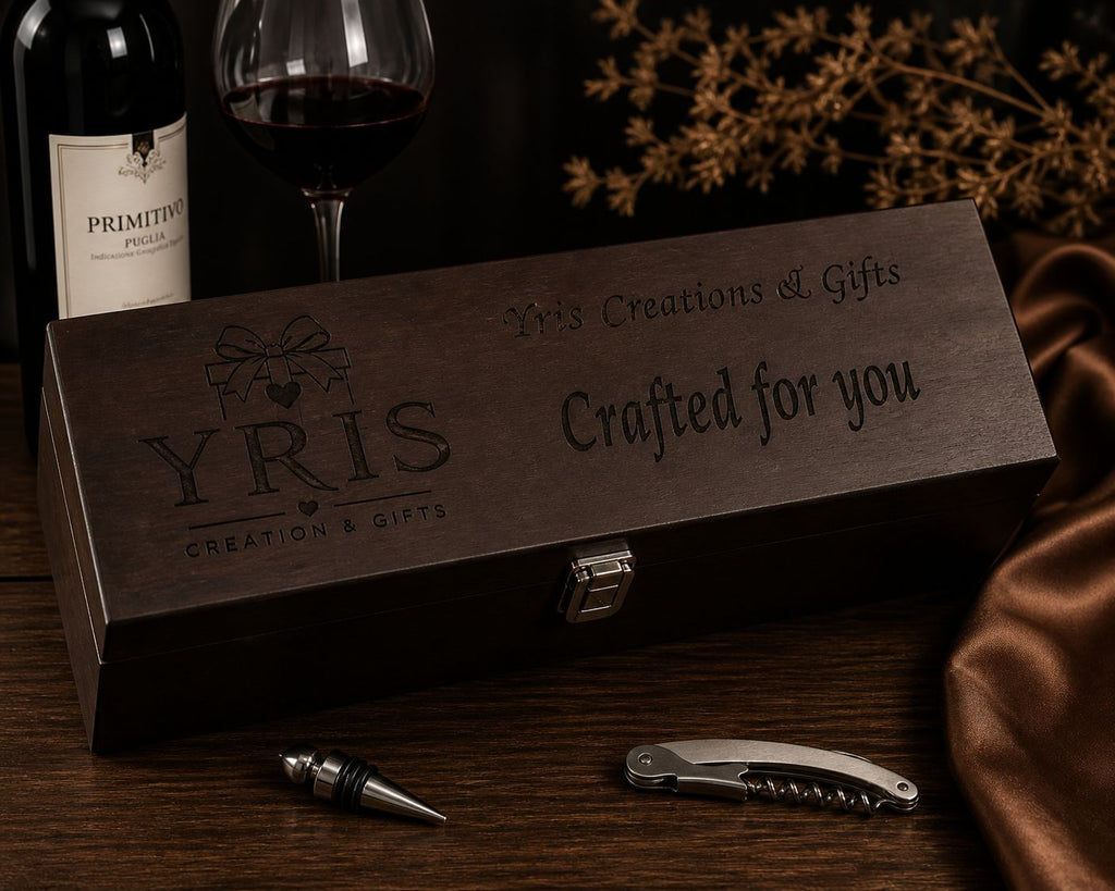 Personalized Wooden Gift Box – Engraved Keepsake Case
