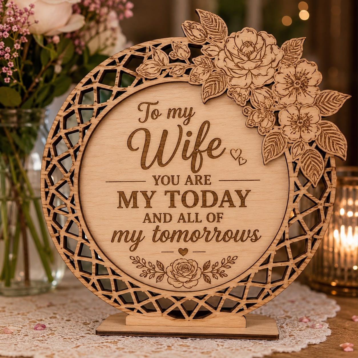 Personalized Wooden Plaque -Gift for Loved Ones