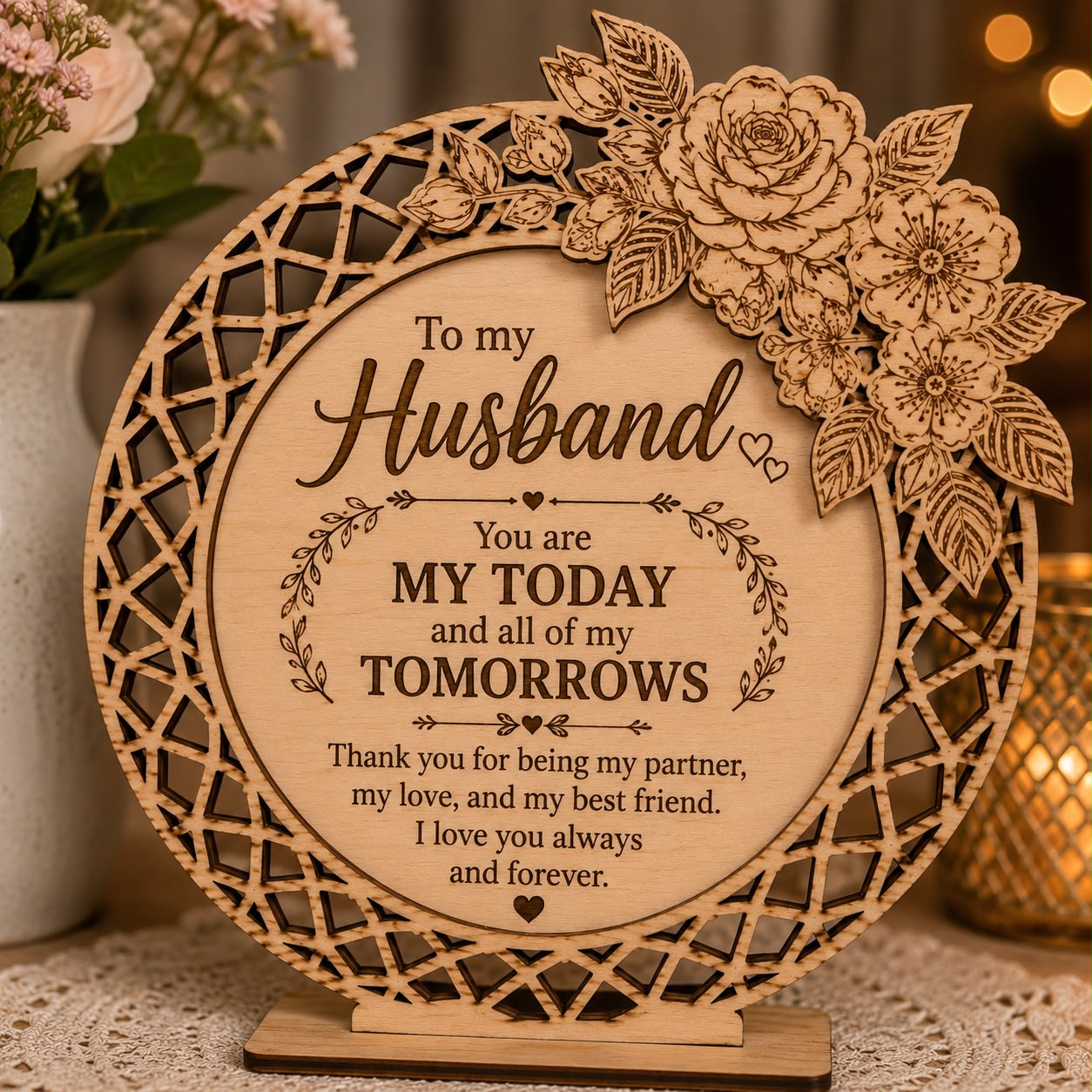 Personalized Wooden Plaque -Gift for Loved Ones