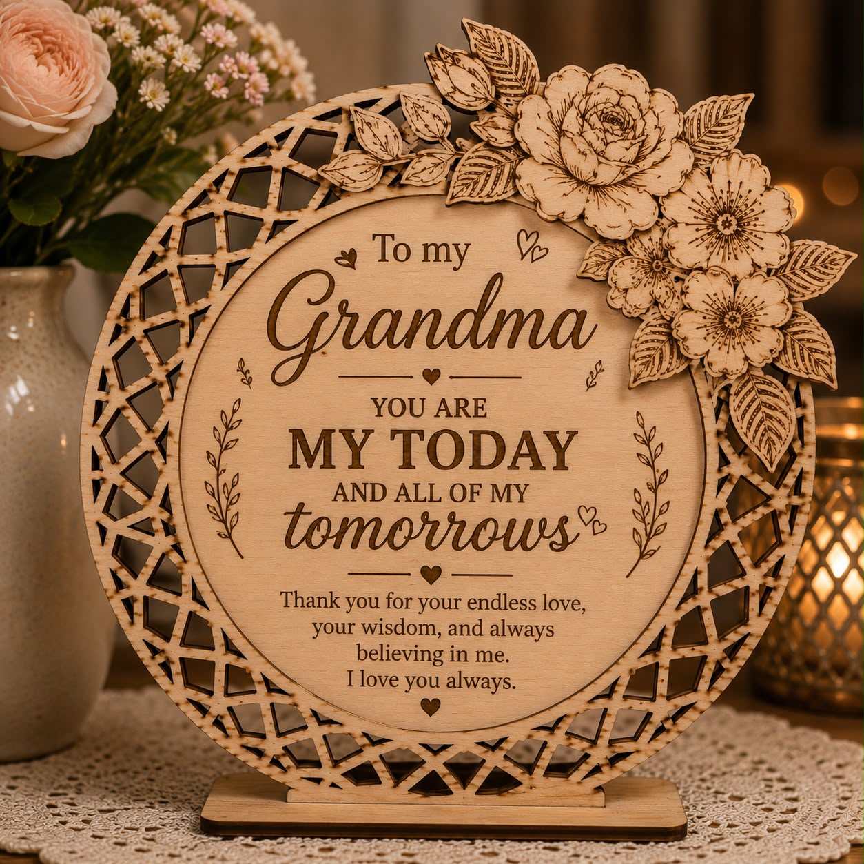 Personalized Wooden Plaque -Gift for Loved Ones