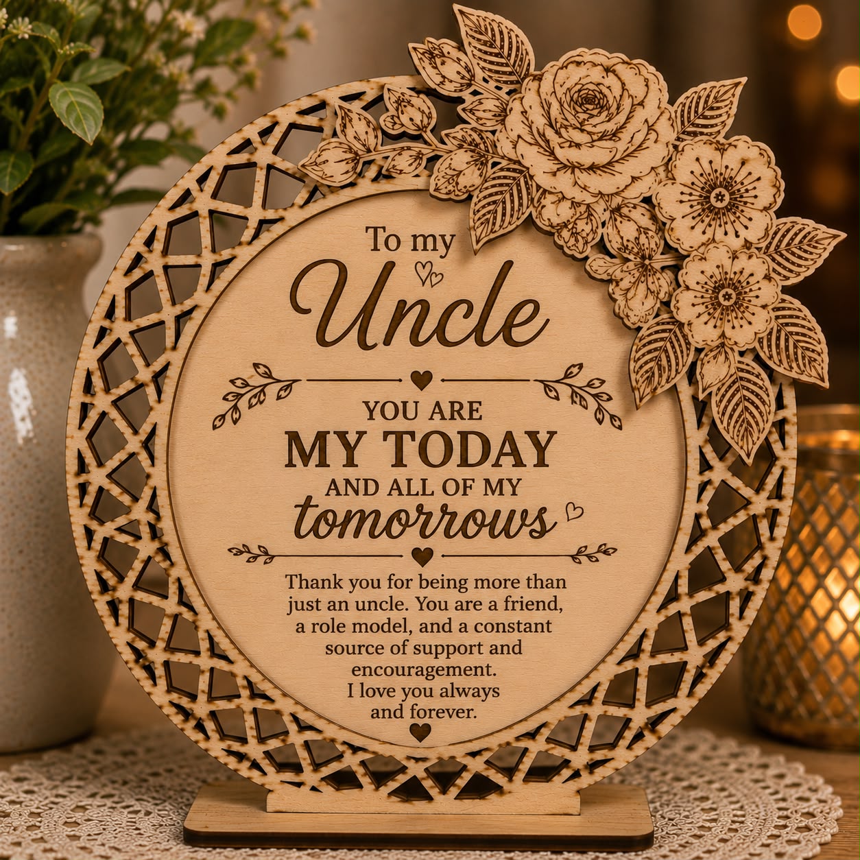 Personalized Wooden Plaque -Gift for Loved Ones