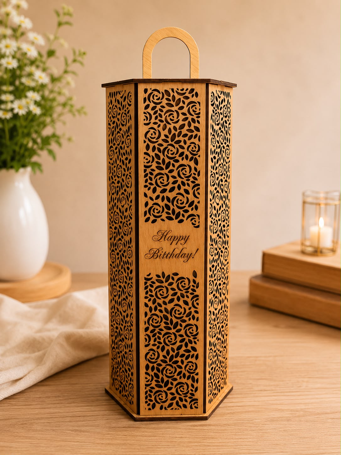 Personalized Wooden Wine Gift Box