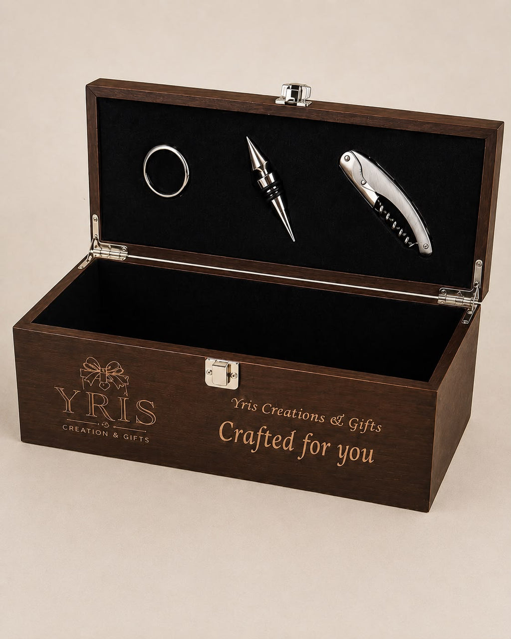 Personalized Wooden Gift Box – Engraved Keepsake Case