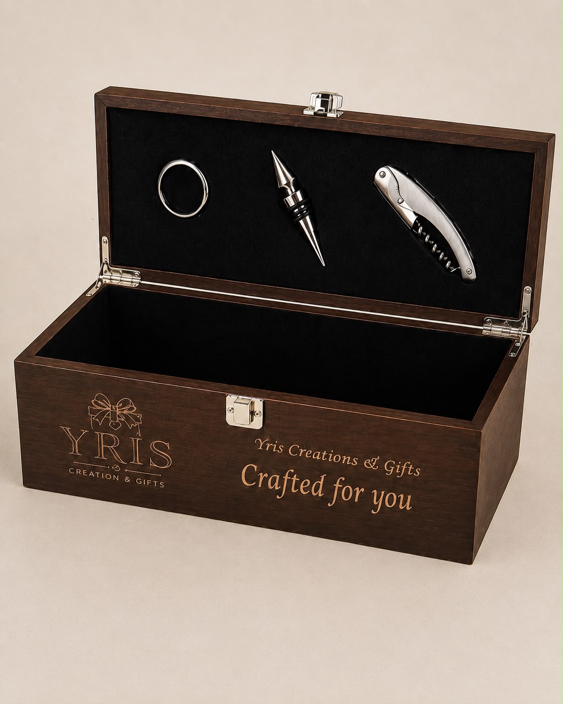 Personalized Wooden Gift Box – Engraved Keepsake Case