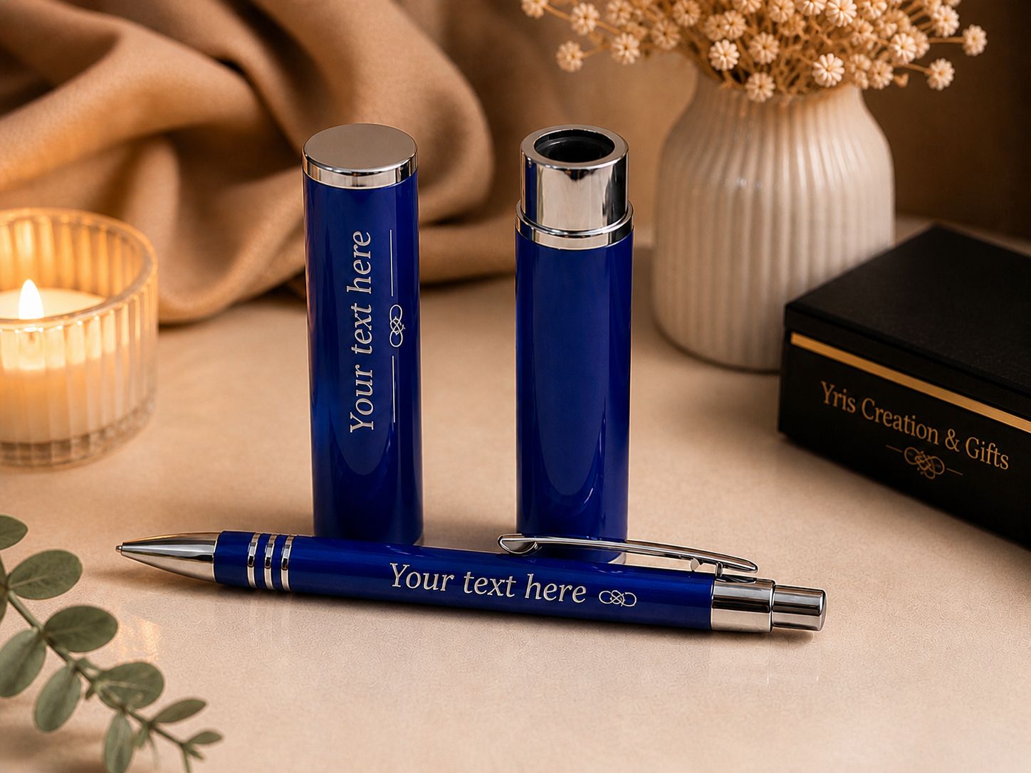 Personalized Engraved Metal Pen - Custom Name Gift